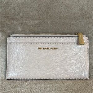 Michael Kors Blush Leather Large Card Case